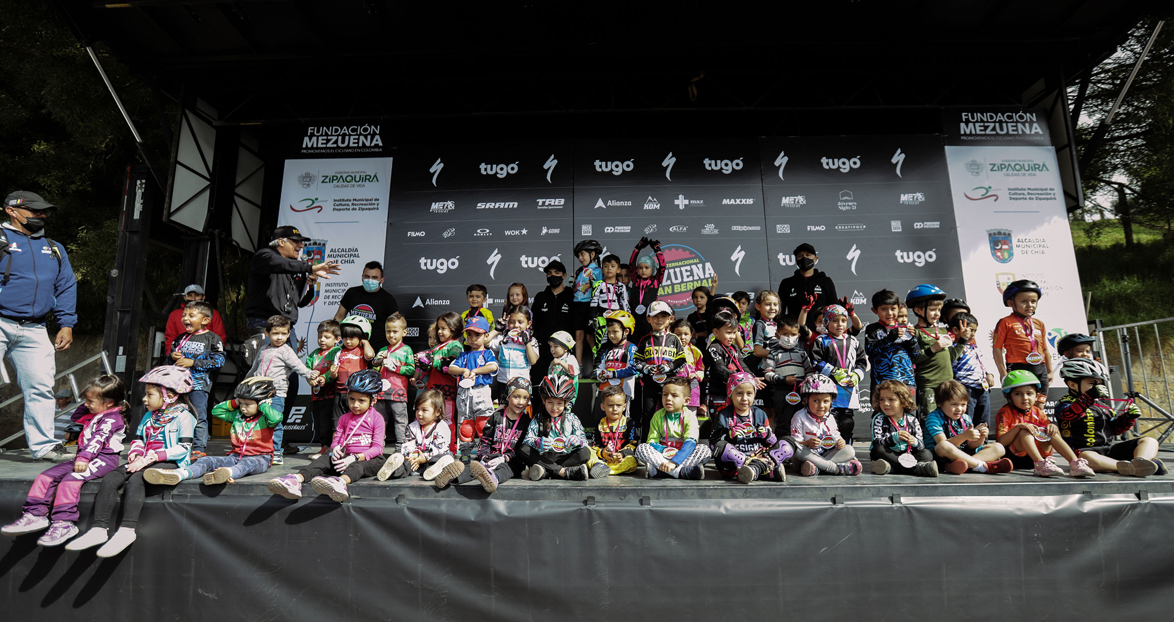 Record de participación en la exitosa primera válida de la Copa Mezuena UCI en Zipaquirá (FOTOS)